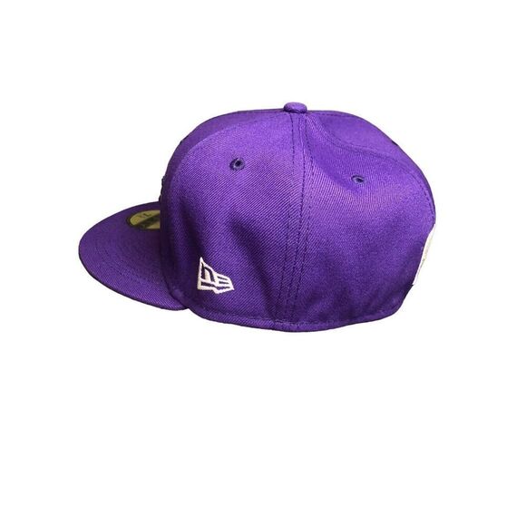 New Era Los Angeles Lakers Pop Sweat 59FIFTY Fitted Cap Hat Size 7 3/8 - Picture 5 of 5